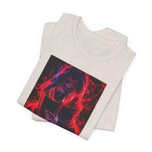 Graphic Tee — Dark Neon Anime Horror Design - Image 19
