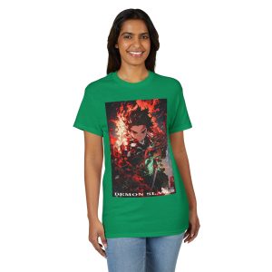 Demon Slayer Anime T-Shirt — Fiery Tanjiro Illustration - Image 20