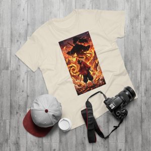 Fire Samurai Graphic T-Shirt – Anime - Image 11